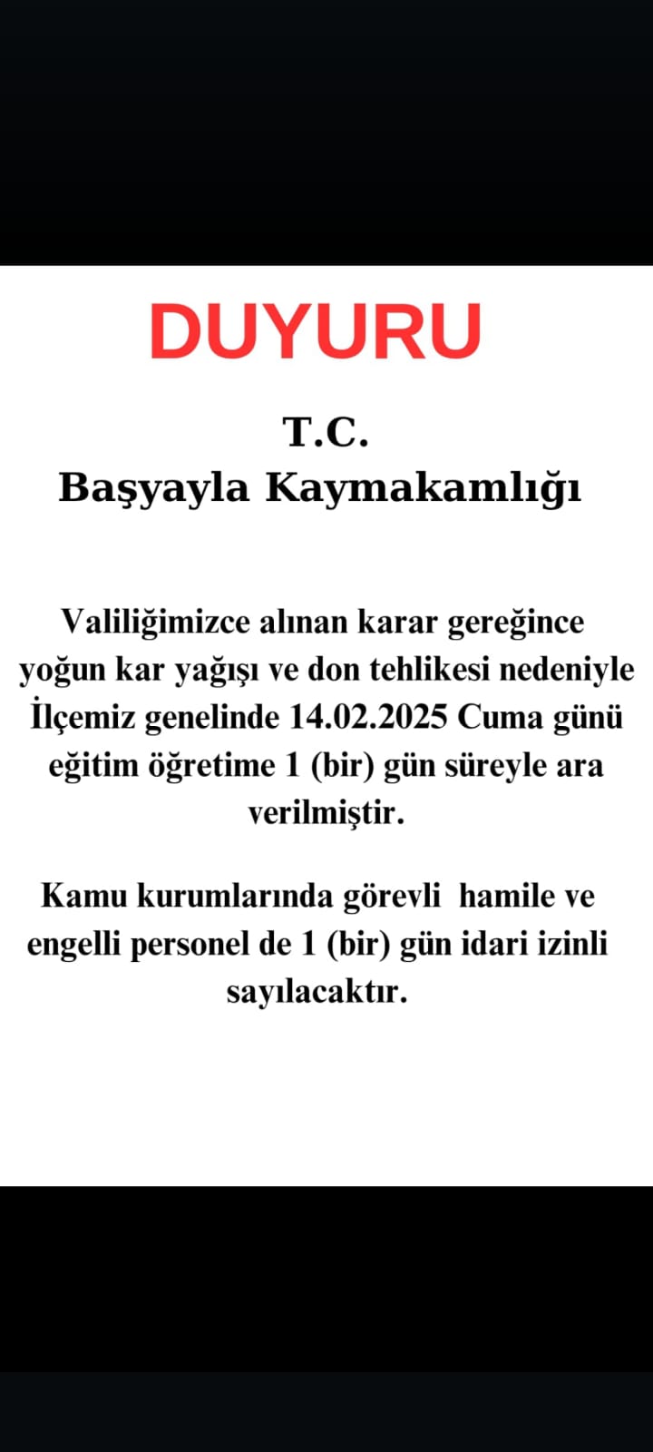İl genelinde eğitime ara