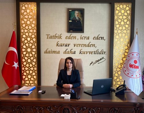 Kaymakamımız Sayın Seda GÜR'ün "10 Kasım Atatürk’ü Anma Günü" Mesajı